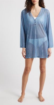 Rag & Bone rb Miramar Mesh Cover-Up Dress in Minet at Nordstrom, Size X-Small
