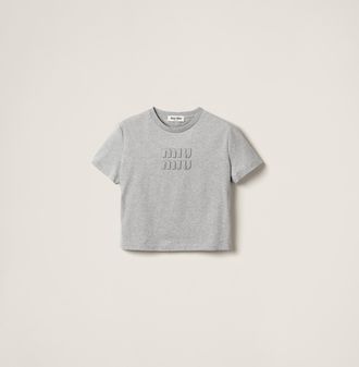 Miu Miu Cotton jersey T-shirt
