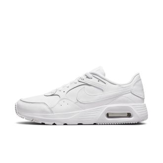 Nike Mens AIR MAX SC Leather Sneaker, White/White-White, 10 UK