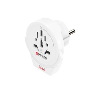 Hama Adaptador De Viaje Hama World Travel Usb Usb 2.4a 5,5x23x9 Cm