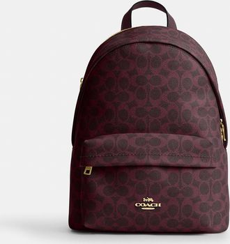 Coach Taylor Small Backpack In Signature Canvas