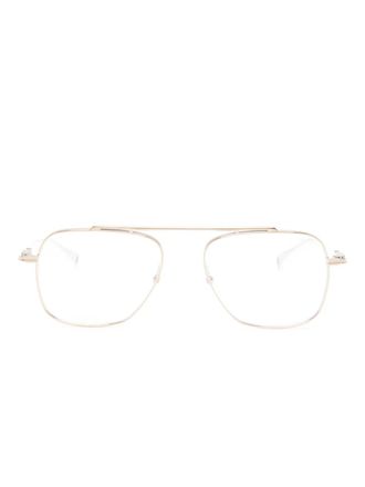 Dita Eyewear Bril met piloten montuur - Goud
