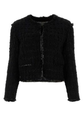Tory Burch Tory Burch Black Tweed Blazer