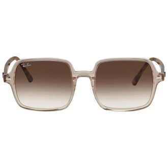Ray-Ban Ray Ban Square II Light Brown Gradient Unisex Sunglasses RB1973 128151 53