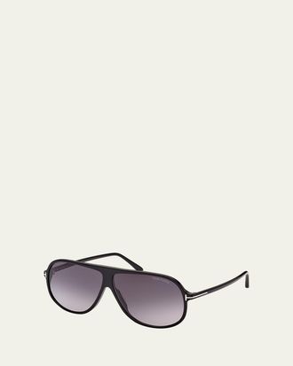 Tom Ford Mens Spencer T-Logo Maxi Sunglasses