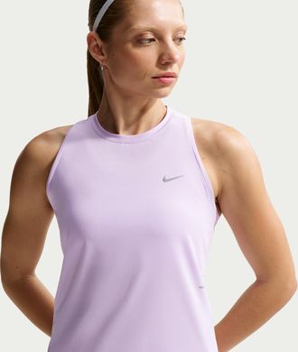 Nike Womens Swift Dri-FIT Running Tank Top in Purple | HQ0620-511