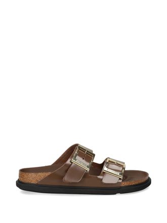 Birkenstock Arizona Db Hex Shine karaf, natuurlijk leer