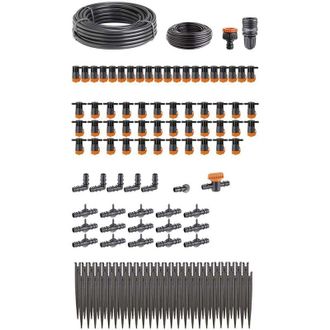 Far kit drip irrigazione a goccia terrazzo aiuola 50 piante giardino claber 90772
