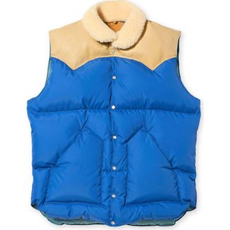 Fortela Christy Rocky Mountain Featherbed X Fortela Vest in Blue at Nordstrom, Size 40 Eu