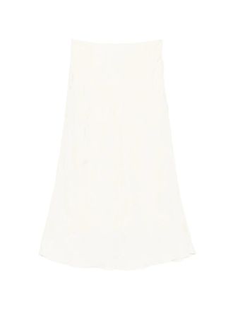 Forte_Forte Kr&auml;ftiger, kr&auml;ftiger, langer Rock mit krummem, flie&szlig;endem Jaquard-Blumenstrau&szlig;