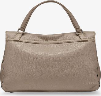 Zanellato Womens Crossbody Bag Postina S Beige Leather Shoulder
