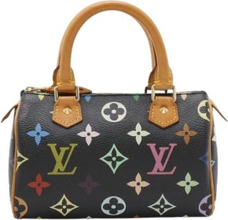 Louis Vuitton Pre-owned Monogram Multicolor Mini Speedy Handbag - Dames - Vintage Mini Tas - Veelkleurig - ONE Size - Vintage