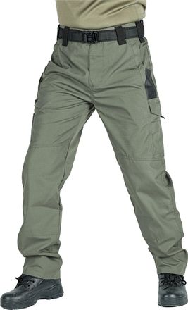 Generic Men Cargo Pants Water Cargo Pants Lightweight Hiking Work Pants Workout Joggers Sweatpants for Men (Green, M)