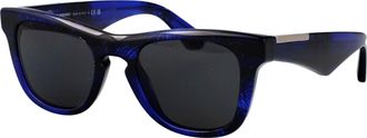 Burberry Womens Sunglasses 0be4426 Check Blue Acetate
