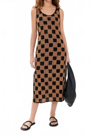 Cleobella Danika Midi Dress In Black/chocolate