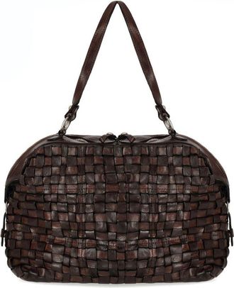 Campomaggi BORSA BOWLING RACHELE LARGE TESTA DI MORO CAMPOMAGGI