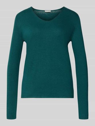 Tom Tailor Regular Fit Pullover aus Baumwoll-Viskose-Mix in Dunkelgruen, Gr&ouml;&szlig;e XXXL