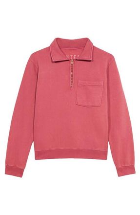 Fortela Woven Zip-Up Sweatshirt in Ruby at Nordstrom, Size Xx-Large