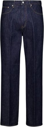 Auralee Straight Jeans - Heren - Regular Fit Jeans - Blauw - W32 - Jeans