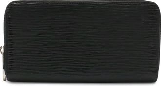 Louis Vuitton Black Noir Leather Coin Purse/Coin Case (Pre-Owned)