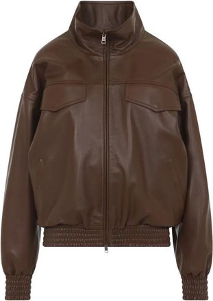 Balenciaga Dames, Jassen, Bruin, Maat: XS Katoen