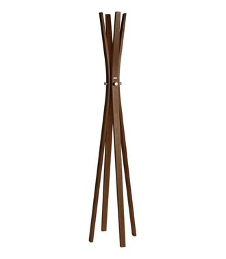 HERDASA Herdasa - Perchero Mod. 455 Acabado Lacado Nogal, 182cm(alto) 42cm(ancho) 42cm(largo)
