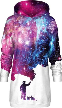 Mr. Gugu & Miss Go Galaxy Painter Oversize hoodiejurk