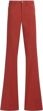 Marni pressed-crease flared trousers - men - Polyamide/Viscose - 30