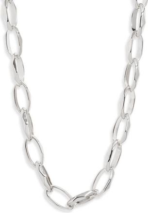 Nordstrom Open Link Necklace in Silver at Nordstrom