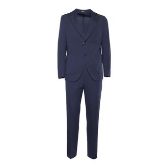 Breras Milano Breras, Heren, Pakken, Blauw, Maat: M Leer