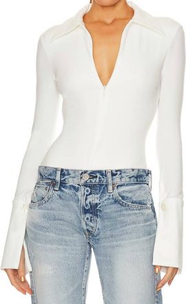 The Line By K Kili Bodysuit In White