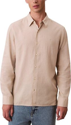 Calvin Klein Classic Linen-Blend Shirt