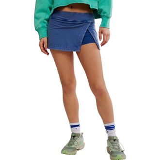 Free People FP Movement Hot Shot Miniskort in Black Grape at Nordstrom Rack, Size X-Large