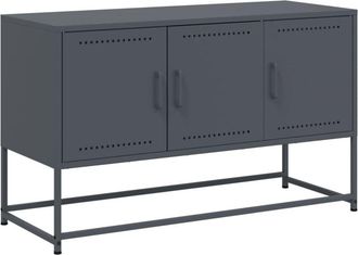 vidaXL Tv Cabinet Anthracite 100.5x39x60.5 cm Steel Vidaxl