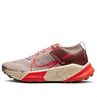 Nike ZoomX Zegama Trail Diffused Taupe Dark Pony Sand Drift Picante Red DH0623-200