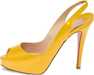 Christian Louboutin 110mm Flo pumps - Yellow