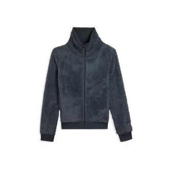 Freddy Felpa in pile sherpa con zip e collo alto