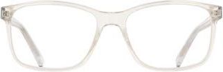 Cole Haan 55mm Square Reading Glasses in Crystal Clear at Nordstrom Rack, Size +1.00