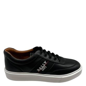 Bally Cordy Leather Low-Top Sneakers