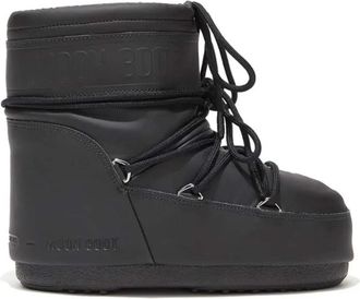 Moon Boot Icon Low Nero Gomma Design Winterschoenen - Dames - Winterlaarzen - Zwart - 42 EU - Polyester - Schoenen