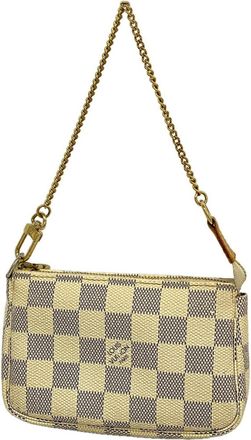 Louis Vuitton White Pouch (Pre-Owned)