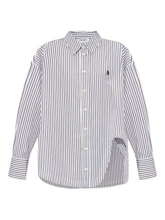 The Attico Womens Striped Cotton Shirt
