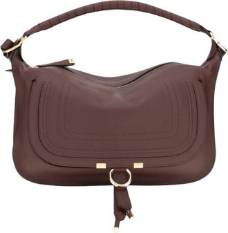 Chlo&eacute; Dark Velvet Marcie Small Shoulder Bag