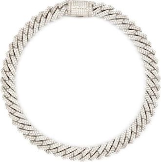 Darkai Cuban Embellished Choker Necklace