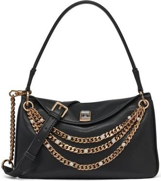 Karl Lagerfeld Nadine Shoulder in Black/gold at Nordstrom