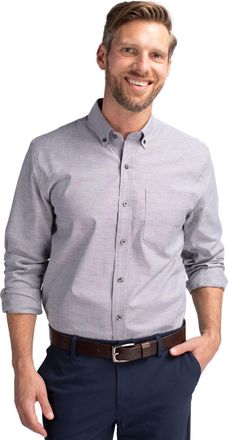 Cutter & Buck Stretch Oxford Mens Long Sleeve Dress Shirt