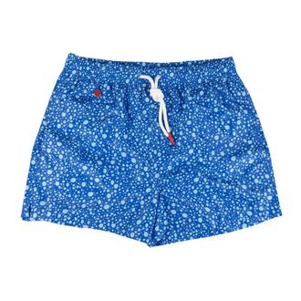 Kiton Beachwear, male, Blue, Size: S Swim Boxer Polyester
