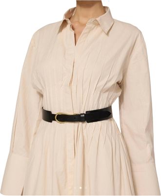 Cleobella Travis Leather Belt In Black