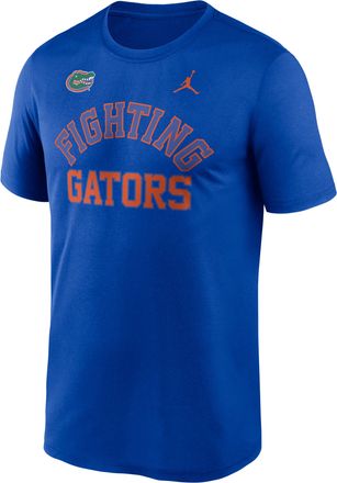 Nike Jordan Mens Florida Primetime Arch Mantra Legend Jordan Brand Dri-FIT College T-Shirt in Blue | NKGK4EVUFN-7XS