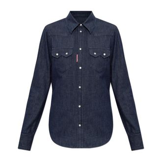 Dsquared2 Donna, Camicette, Blu, 3Xs, new